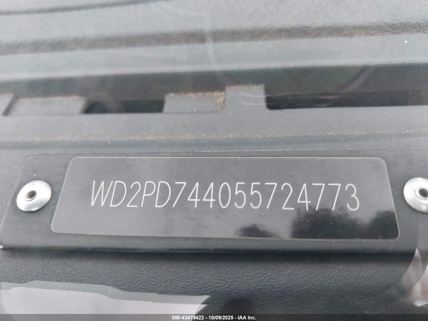 2005 Dodge Sprinter Van 2500 Shc VIN: WD2PD744055724773 Lot: 43419422