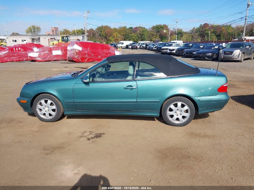 2000 Mercedes-Benz Clk 320 VIN: WDBLK65G9YT031918 Lot: 43419438