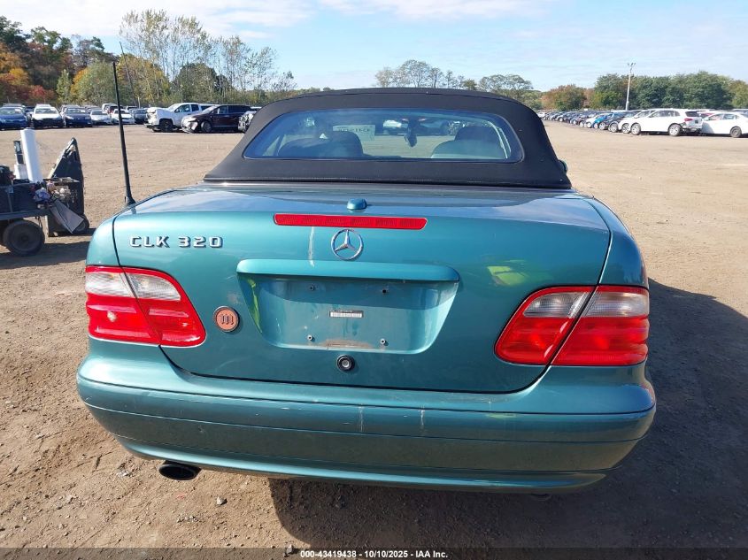 2000 Mercedes-Benz Clk 320 VIN: WDBLK65G9YT031918 Lot: 43419438