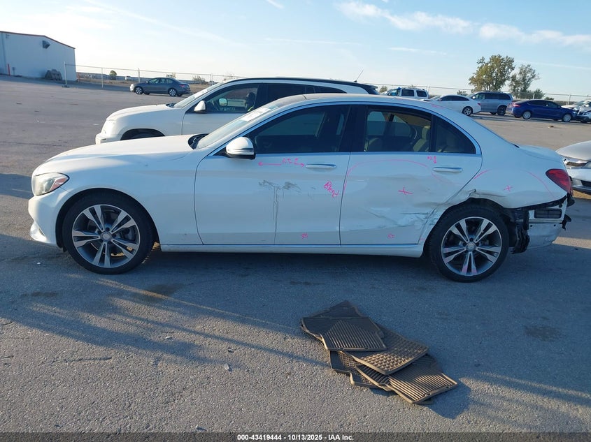 2017 Mercedes-Benz C 300 4Matic VIN: 55SWF4KB8HU200425 Lot: 43419444