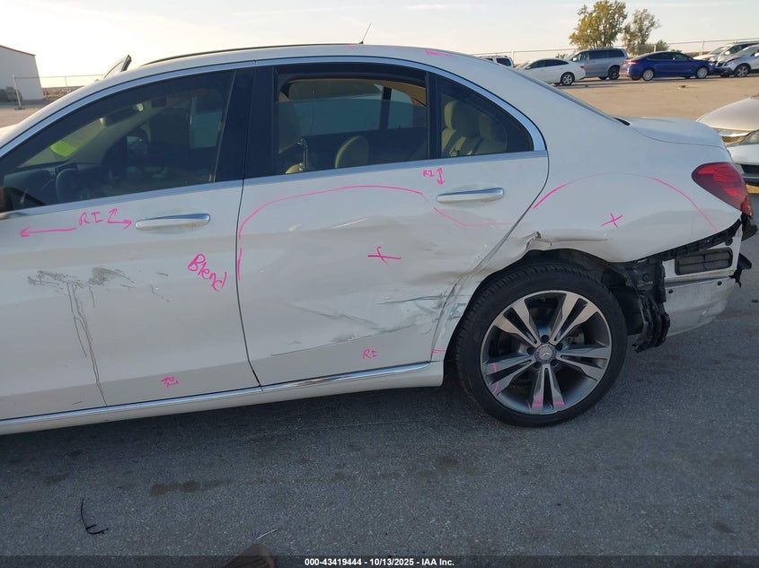 2017 Mercedes-Benz C 300 4Matic VIN: 55SWF4KB8HU200425 Lot: 43419444