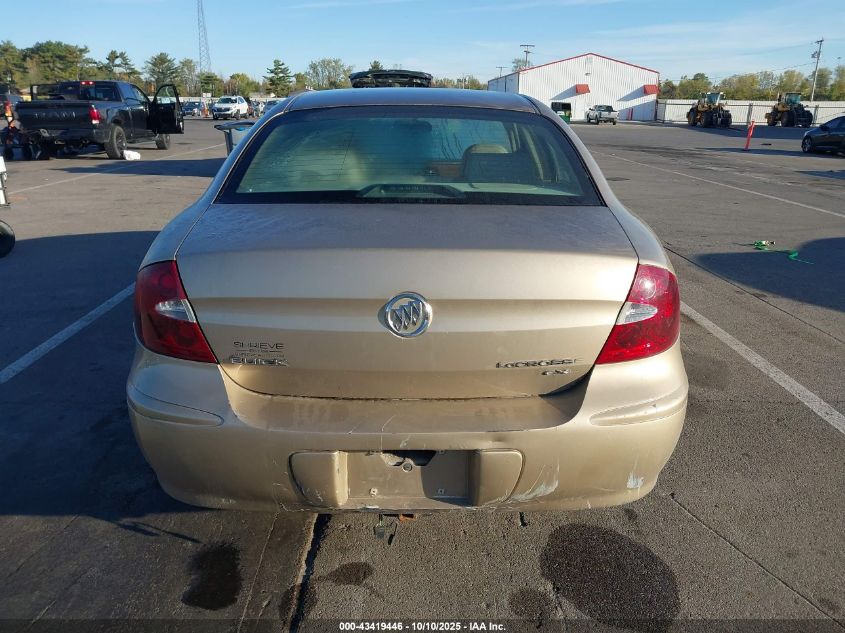 2005 Buick Lacrosse Cxl VIN: 2G4WD532851245337 Lot: 43419446