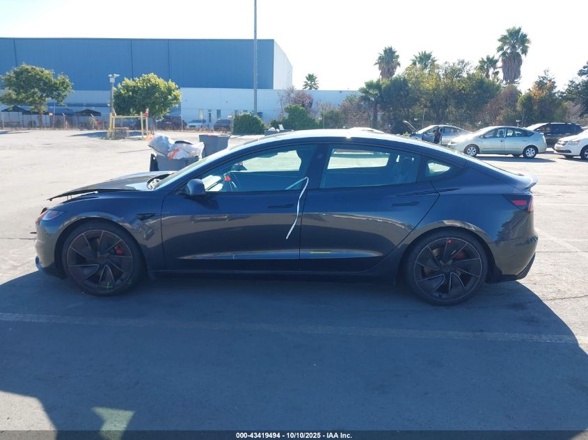 2024 Tesla Model 3 Performance All-Wheel Drive VIN: 5YJ3E1ET9RF842082 Lot: 43419494
