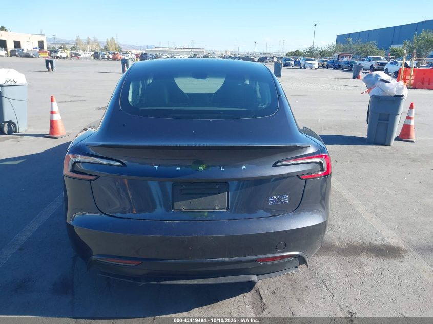 2024 Tesla Model 3 Performance All-Wheel Drive VIN: 5YJ3E1ET9RF842082 Lot: 43419494