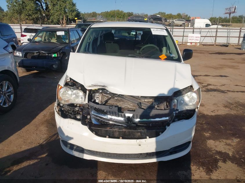 2012 Dodge Grand Caravan Se/Avp VIN: 2C4RDGBG6CR220459 Lot: 43419496