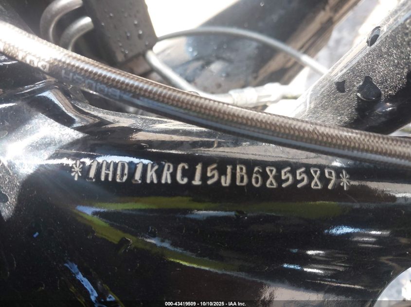 2018 Harley-Davidson Flhxs Street Glide Special VIN: 1HD1KRC15JB685589 Lot: 43419509