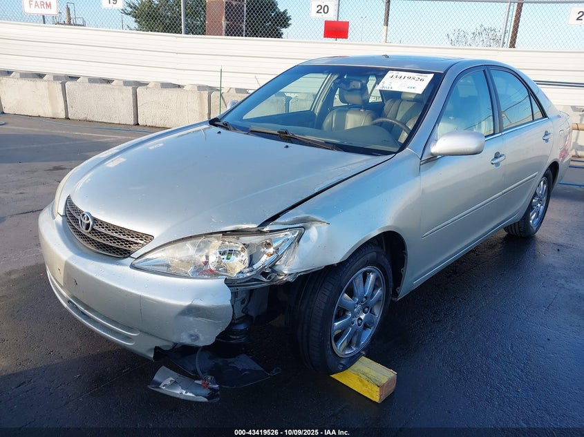 2002 Toyota Camry Xle V6 VIN: JTDBF30K020058249 Lot: 43419526