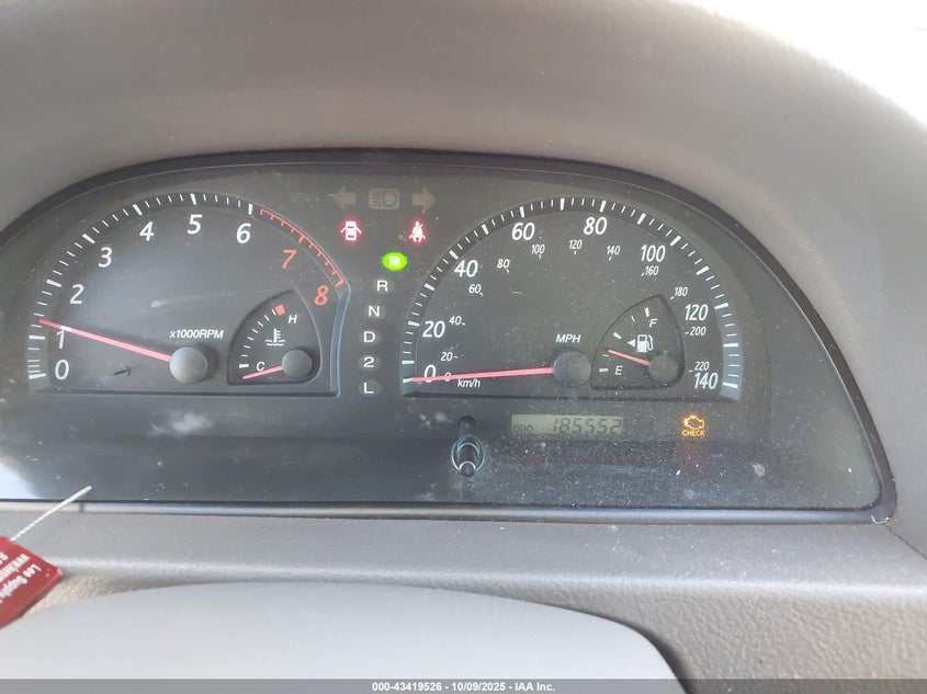 2002 Toyota Camry Xle V6 VIN: JTDBF30K020058249 Lot: 43419526