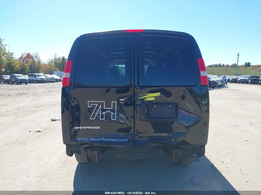 2017 Chevrolet Express 2500 Work Van VIN: 1GCWGBFFXH1100223 Lot: 43419552