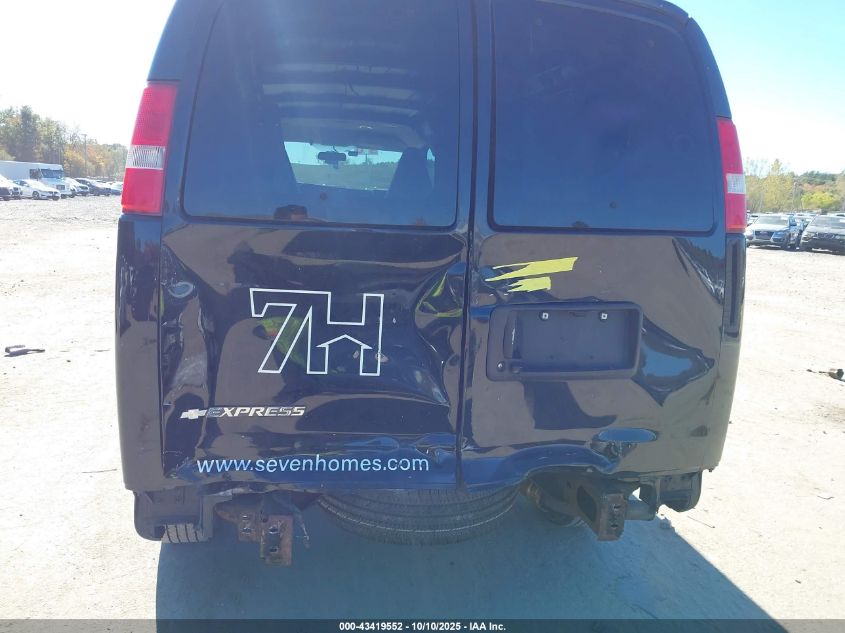 2017 Chevrolet Express 2500 Work Van VIN: 1GCWGBFFXH1100223 Lot: 43419552