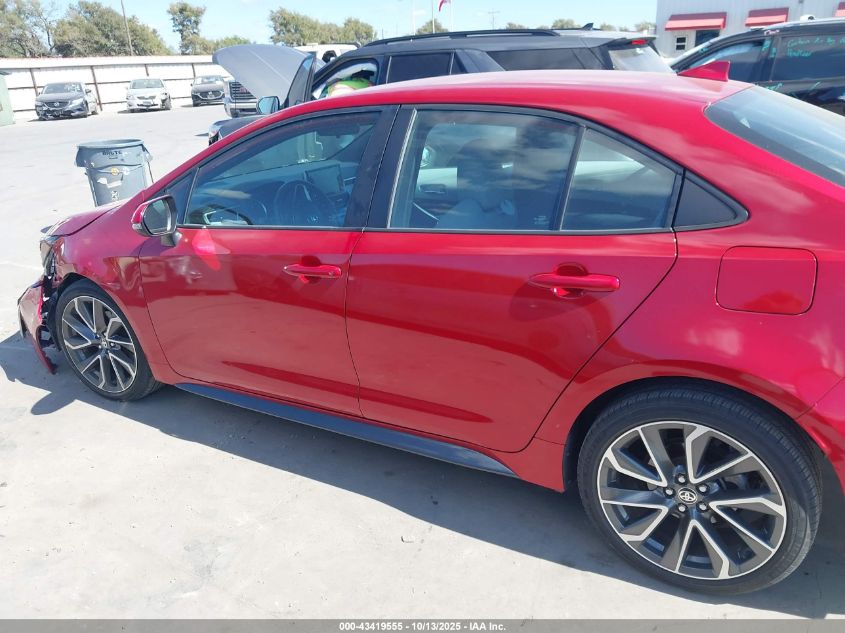 2021 Toyota Corolla Se VIN: 5YFS4MCE6MP073137 Lot: 43419555