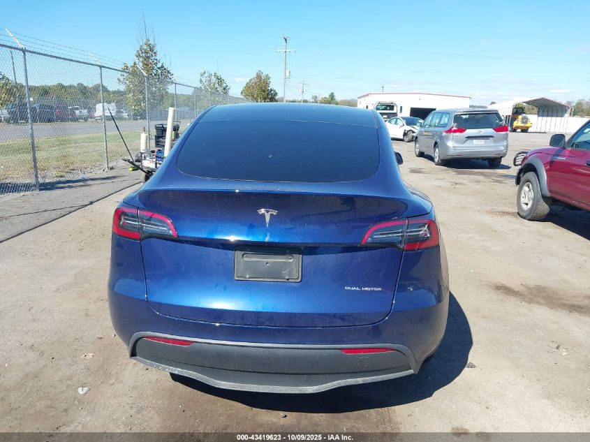 2024 Tesla Model Y Long Range Dual Motor All-Wheel Drive VIN: 7SAYGDEE6RF131980 Lot: 43419623