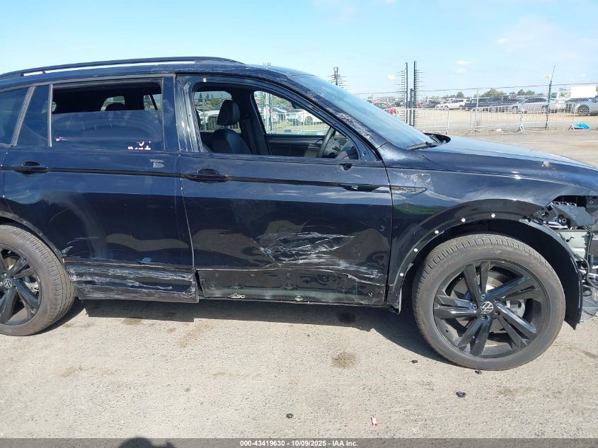 2024 Volkswagen Tiguan 2.0T Se R-Line Black VIN: 3VV8B7AX9RM203885 Lot: 43419630