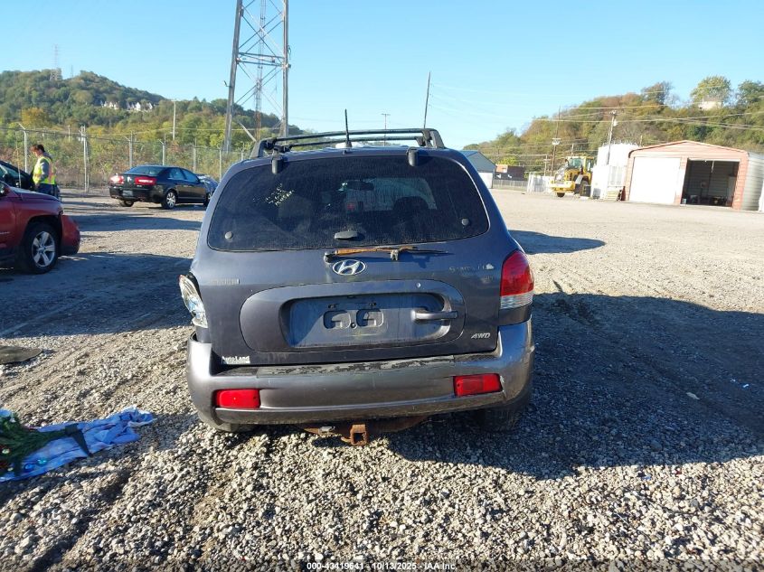 2006 Hyundai Santa Fe Gls VIN: KM8SC73D16U104176 Lot: 43419641