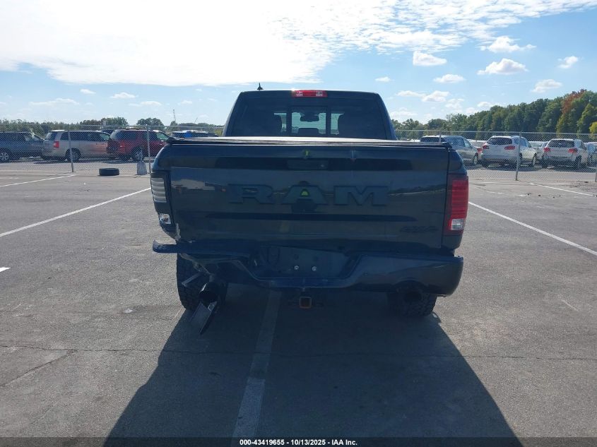 2018 Ram 1500 Night 4X4 6'4 Box VIN: 1C6RR7UT2JS196692 Lot: 43419655