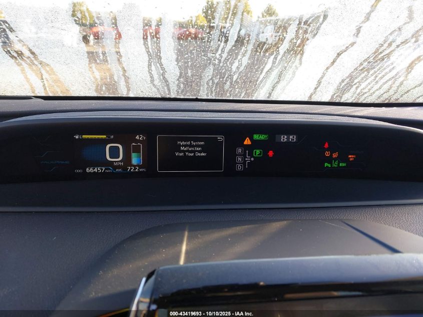 2017 Toyota Prius Prime Advanced VIN: JTDKARFP4H3029011 Lot: 43419693