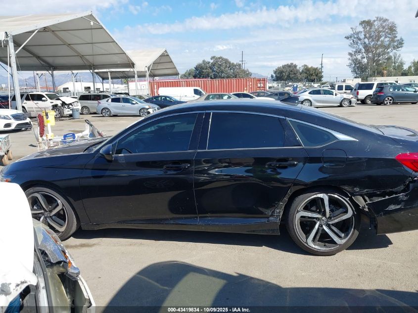 2018 Honda Accord Sport 2.0T VIN: 1HGCV2F32JA002082 Lot: 43419834