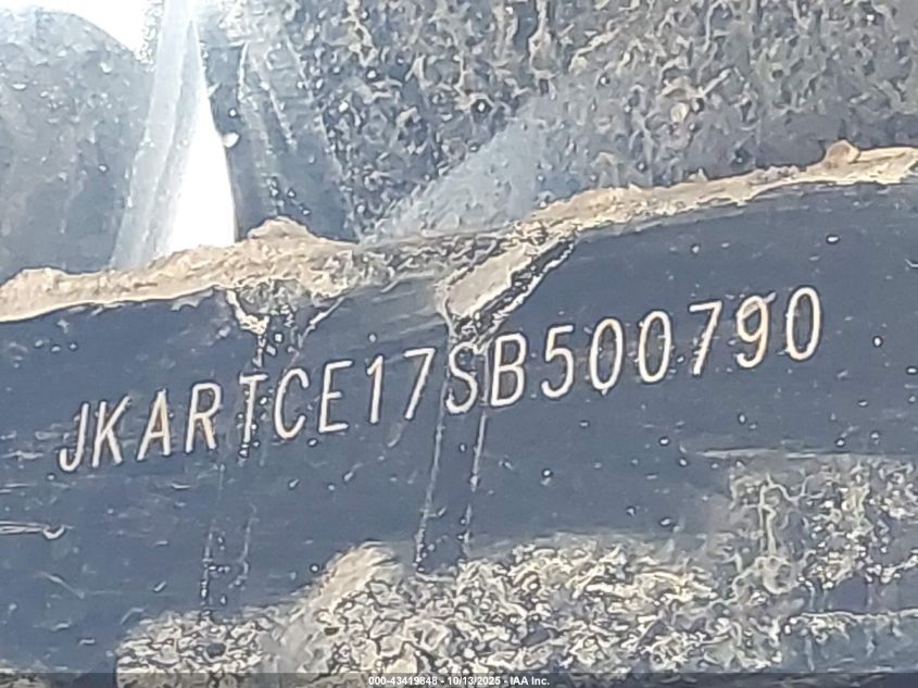 2025 Kawasaki Krt1000 E VIN: JKARTCE17SB500790 Lot: 43419848