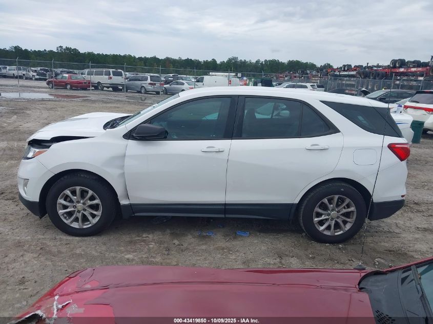 2018 Chevrolet Equinox Ls VIN: 3GNAXHEV4JL361343 Lot: 43419850