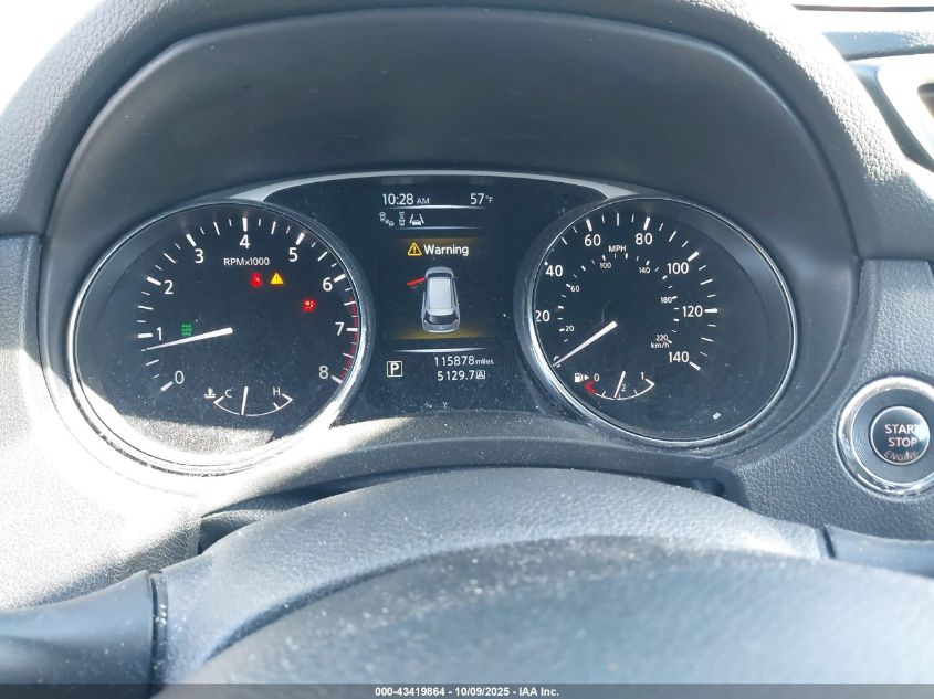 2014 Nissan Rogue Sl VIN: 5N1AT2MV0EC775607 Lot: 43419864