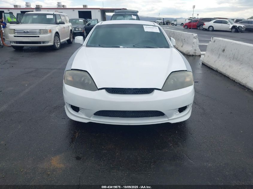 2006 Hyundai Tiburon Gt/Gt Limited/Se VIN: KMHHN65F26U221360 Lot: 43419875