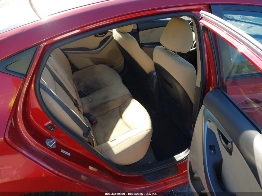 2013 Hyundai Elantra Gls VIN: KMHDH4AE2DU813474 Lot: 43419909