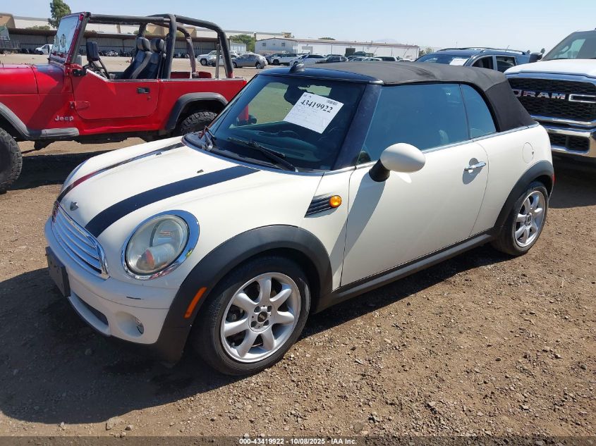 2010 Mini Cooper VIN: WMWMR3C56ATZ18980 Lot: 43419922