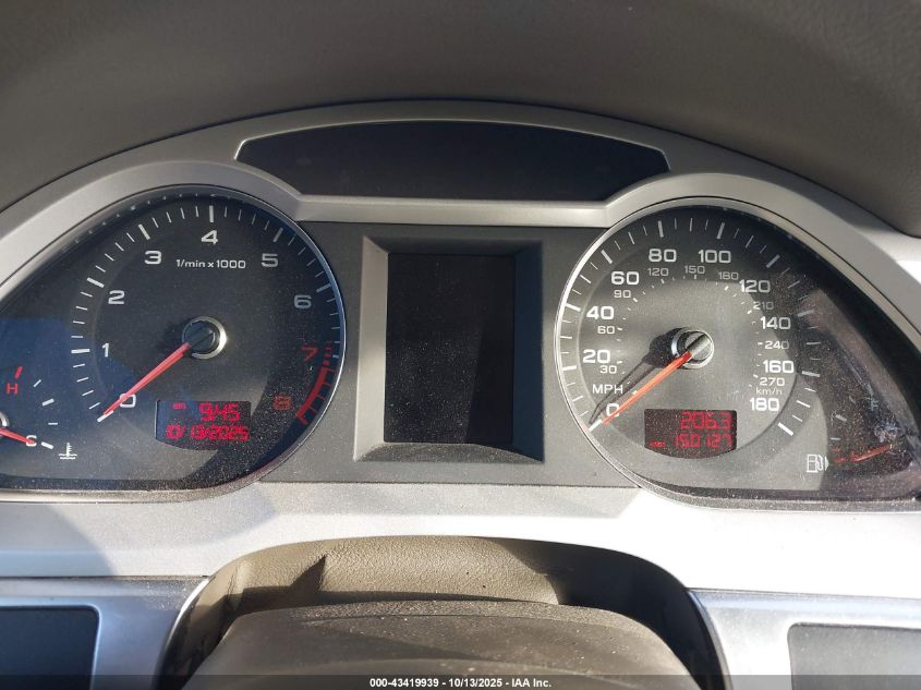 2009 Audi A6 3.0 Premium VIN: WAUWG74F39N016543 Lot: 43419939