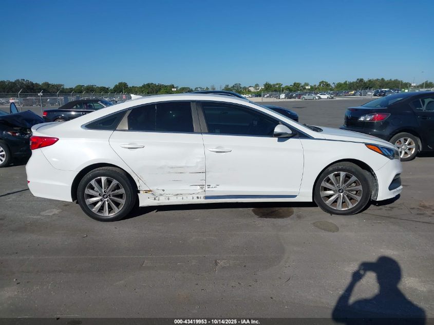 2015 Hyundai Sonata Sport VIN: 5NPE34AFXFH083844 Lot: 43419953