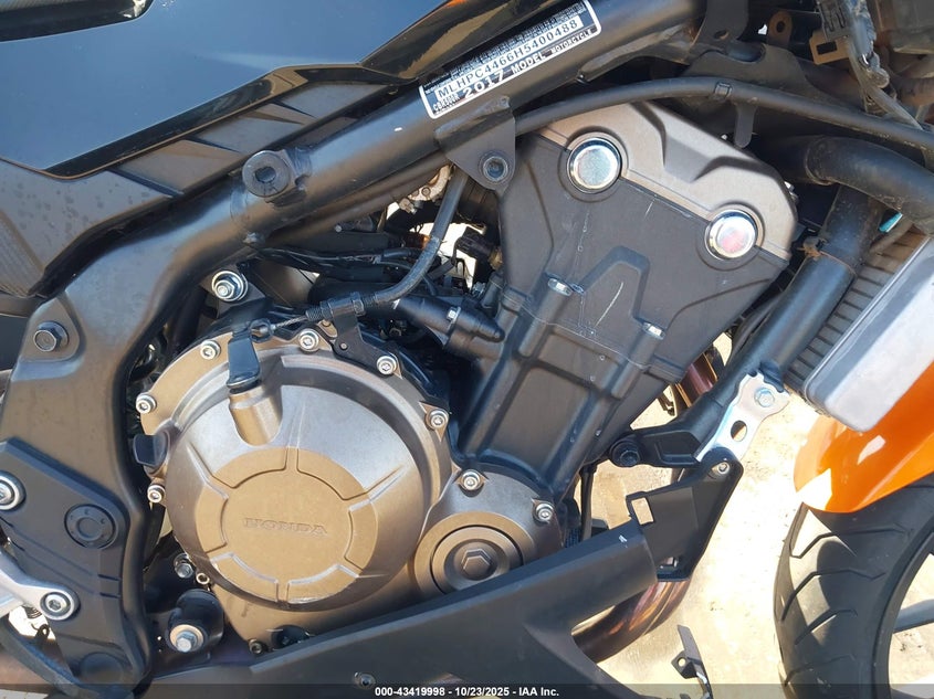 2017 HONDA CBR500 R - MLHPC4466H5400488