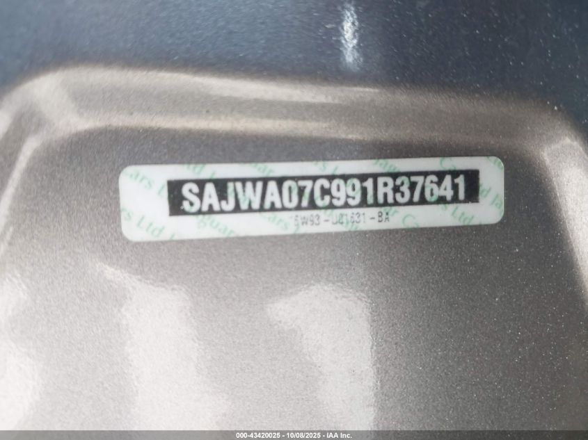 2009 Jaguar Xf Supercharged VIN: SAJWA07C991R37641 Lot: 43420025