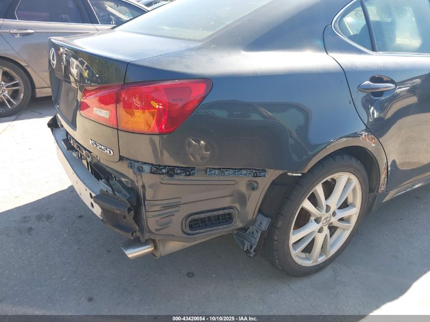 2007 Lexus Is 250 VIN: JTHBK262775030213 Lot: 43420054
