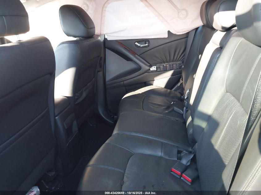 2009 Nissan Murano S/Sl/Le VIN: JN8AZ18W09W130089 Lot: 43420059