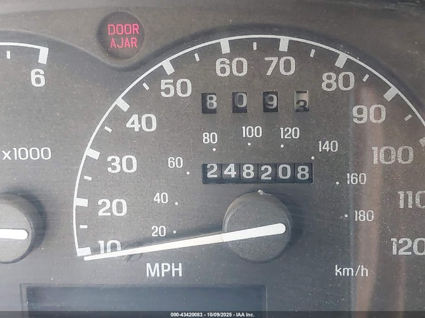 1998 Mazda B2500 Se/Sx VIN: 4F4YR12C8WTM11294 Lot: 43420083