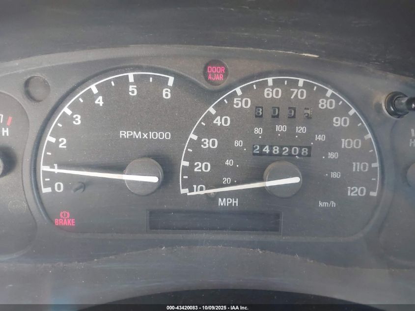 1998 Mazda B2500 Se/Sx VIN: 4F4YR12C8WTM11294 Lot: 43420083