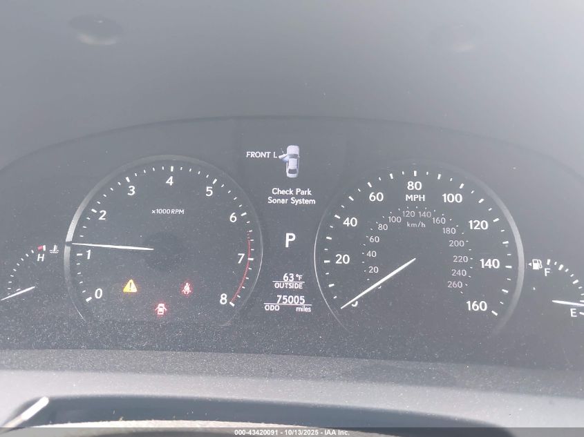 2014 Lexus Ls 460 VIN: JTHBL5EF1E5130551 Lot: 43420091