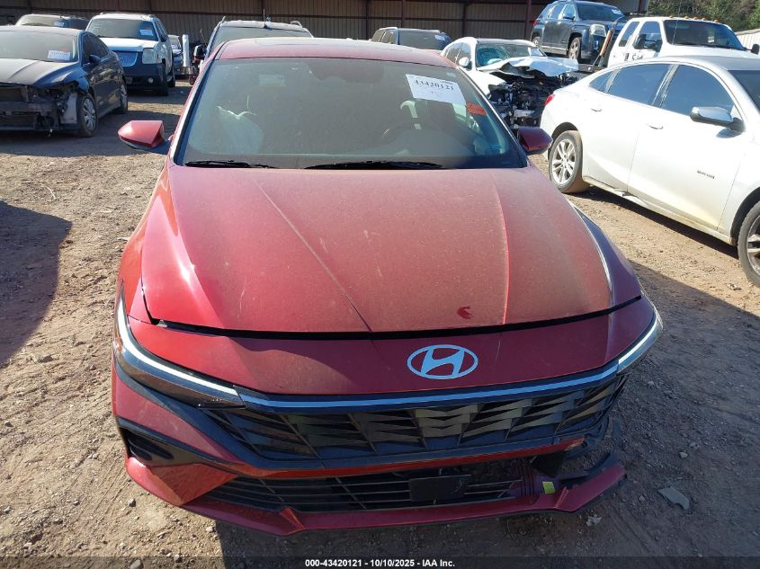 2025 Hyundai Elantra Sel Convenience VIN: KMHLS4DG1SU906025 Lot: 43420121