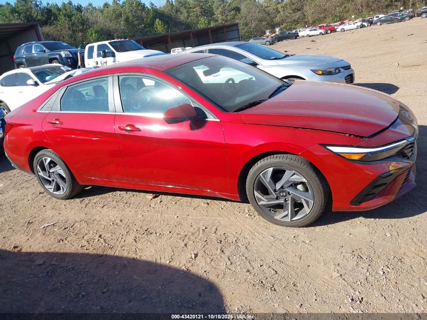 2025 Hyundai Elantra Sel Convenience VIN: KMHLS4DG1SU906025 Lot: 43420121