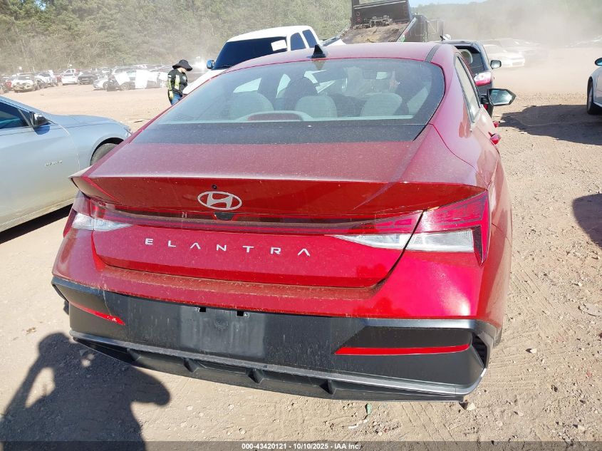 2025 Hyundai Elantra Sel Convenience VIN: KMHLS4DG1SU906025 Lot: 43420121
