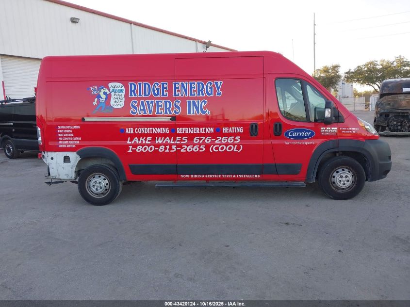 2020 Ram Promaster 2500 High Roof 159 Wb VIN: 3C6TRVDG0LE134985 Lot: 43420124