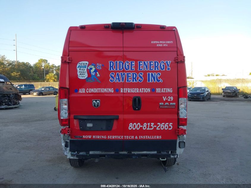 2020 Ram Promaster 2500 High Roof 159 Wb VIN: 3C6TRVDG0LE134985 Lot: 43420124