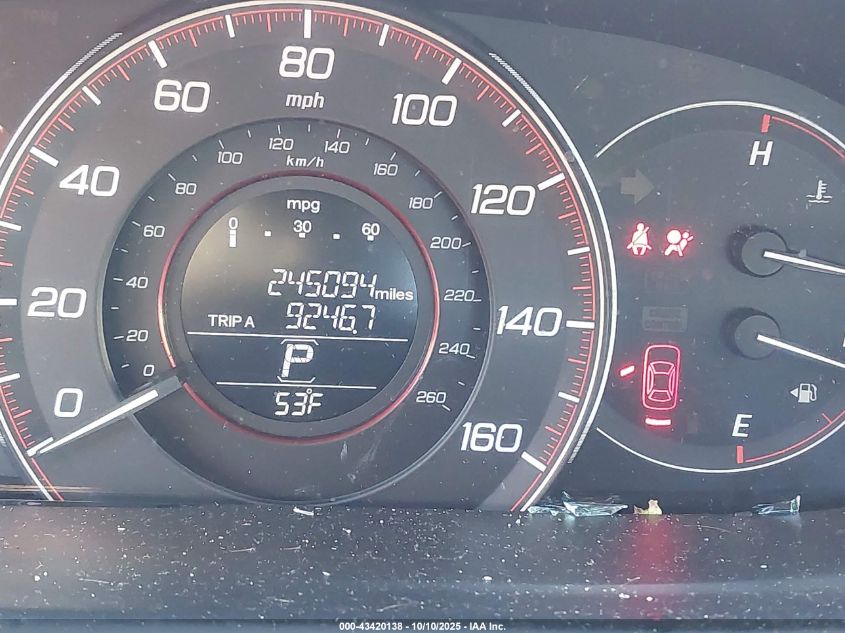 2014 Honda Accord Sport VIN: 1HGCR2F51EA050345 Lot: 43420138