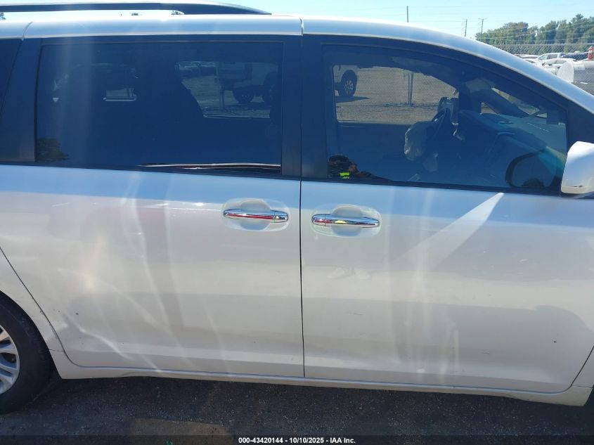 2015 Toyota Sienna Xle 8 Passenger VIN: 5TDYK3DC9FS559751 Lot: 43420144