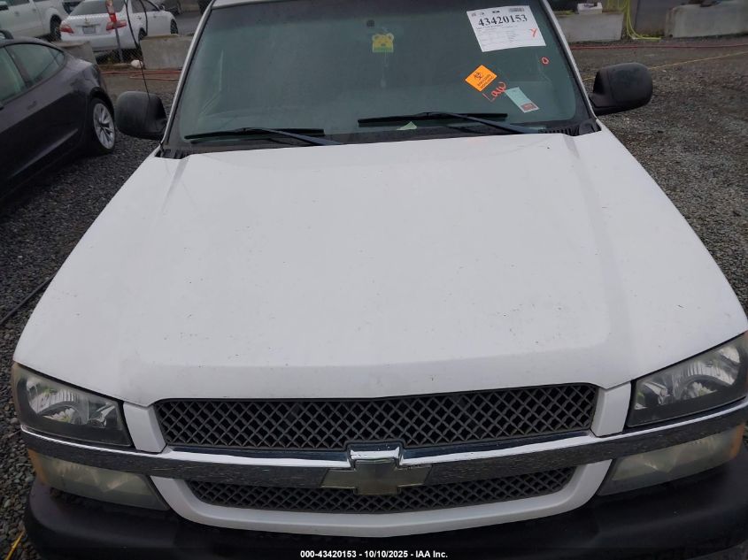 2003 Chevrolet Silverado 1500 Ls VIN: 2GCEK19T931304228 Lot: 43420153