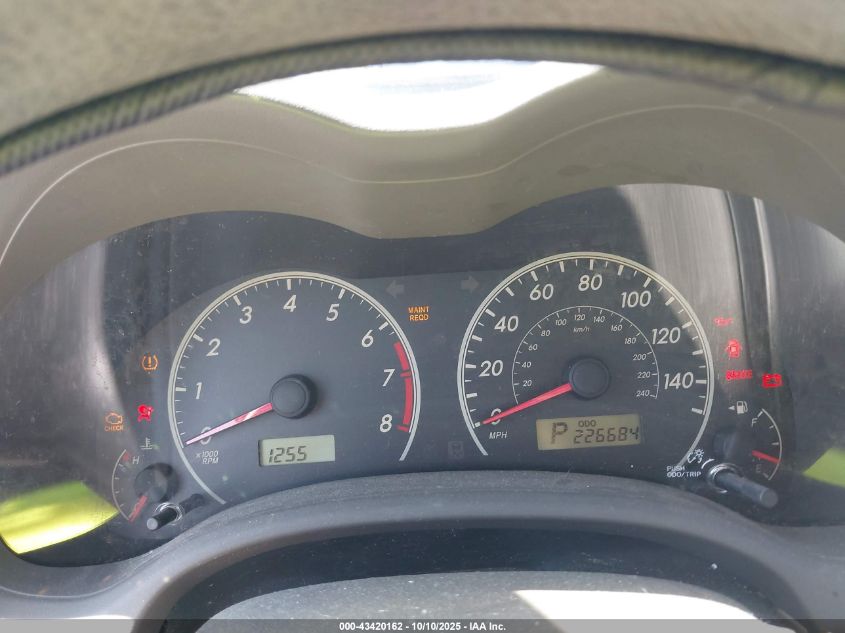 2009 Toyota Corolla Le VIN: JTDBL40E49J029611 Lot: 43420162