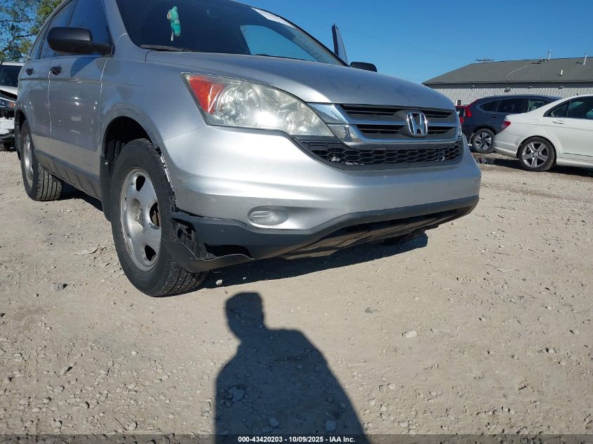 2010 Honda Cr-V Lx VIN: JHLRE3H39AC011817 Lot: 43420203