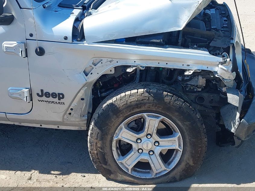 2022 Jeep Wrangler Unlimited Sport S 4X4 VIN: 1C4HJXDG1NW241957 Lot: 43420217