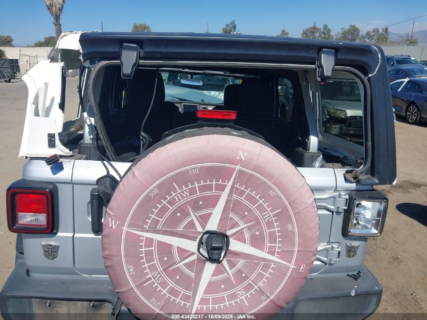 2022 Jeep Wrangler Unlimited Sport S 4X4 VIN: 1C4HJXDG1NW241957 Lot: 43420217