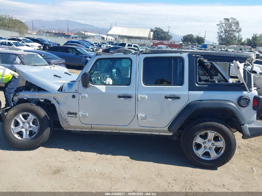 2022 Jeep Wrangler Unlimited Sport S 4X4 VIN: 1C4HJXDG1NW241957 Lot: 43420217