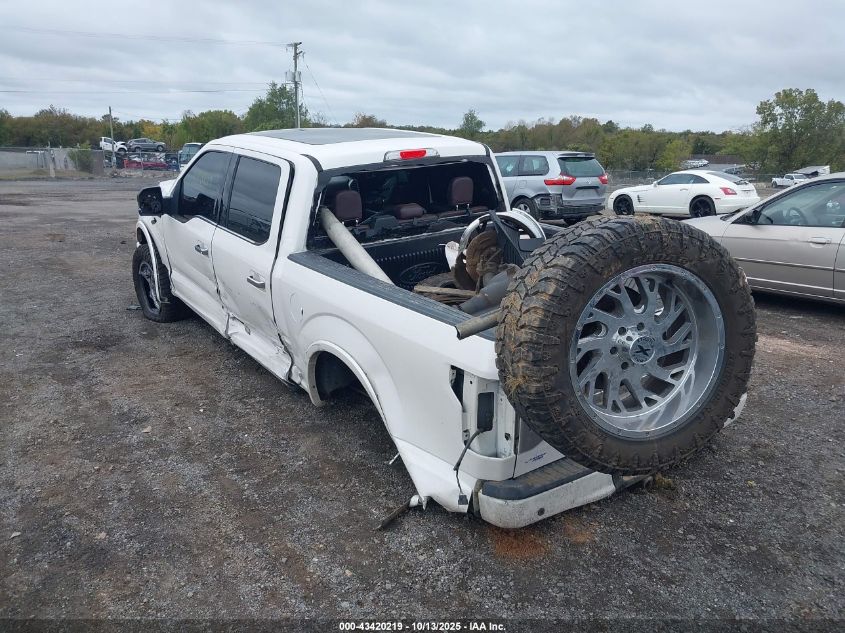 2016 Ford F-150 Platinum VIN: 1FTEW1EG2GFA03926 Lot: 43420219